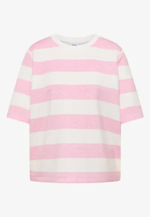 Alternative view of Sweater met korte mouwen en strepen