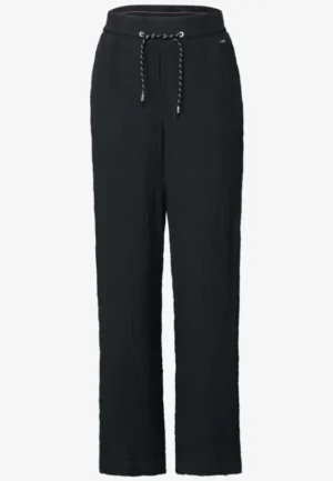Alternative view of Wide Legs mousseline broek