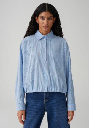 Opus - Blauw | unisex | Blouse | Blauw | 38 | regular | Kamst mode