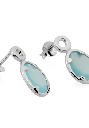 Alternative view of Orphelia 'Rivera' Dames 925 Sterling Zilveren Oorbellen - Zilver ZO-7480/BC