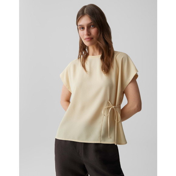 Opus - Geel | unisex | Top | Geel | 40 | regular | Kamst mode