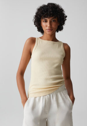 Opus - Geel | unisex | Top | Geel | 44 | regular | Kamst mode
