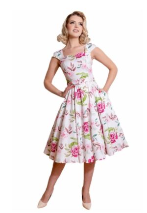 Hearts & Roses Lexi Floral Swing Dress-S