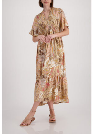 Monari - Bruin | unisex | Jurk | Bruin | 44 | regular | Kamst mode