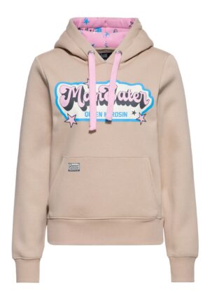 Queen Kerosin Man Eater Hoodie Beige-2XL