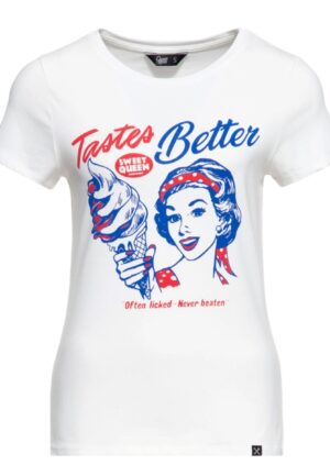 Queen Kerosin Taste Better T Shirt Off White-M | 20% korting