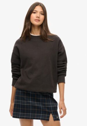 Geruite Minirok Donkerblauw Grootte: 42