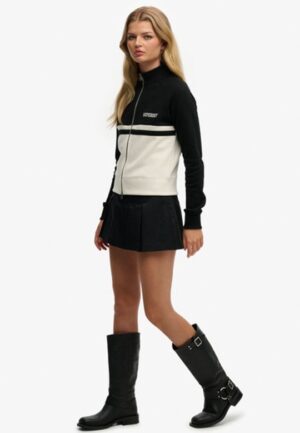 Mini Geplooide Skort Black Grootte: 38