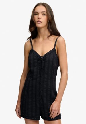Kanten Cami Playsuit Blauw Grootte: 36
