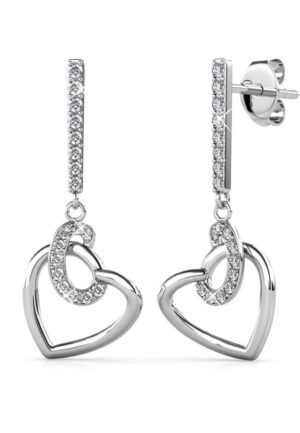 Allure Oorbellen - Zilver en Kristal