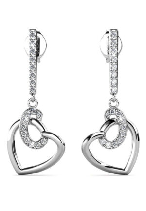 Alternative view of Allure Oorbellen - Zilver en Kristal