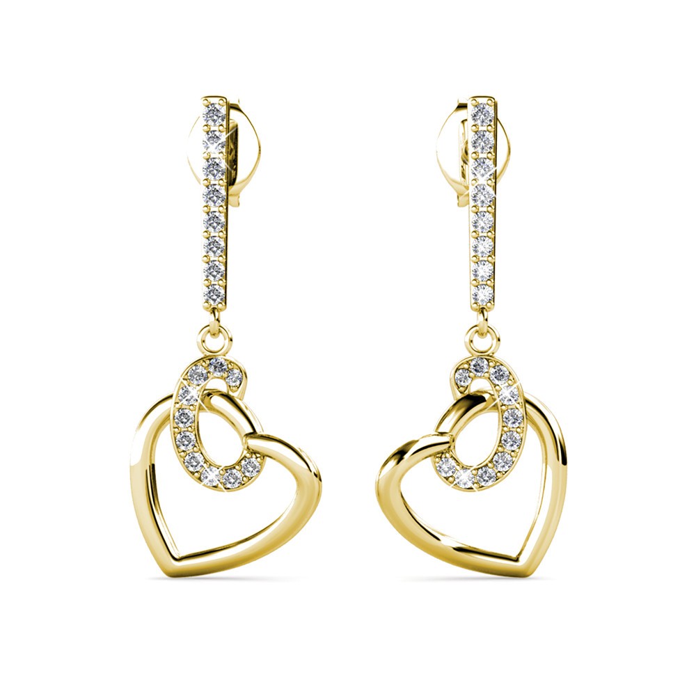 Allure Oorbellen - Goud en Kristal - Afbeelding 2