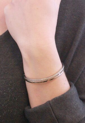 Alternative view of Elegante armbanden - Zilver en kristal