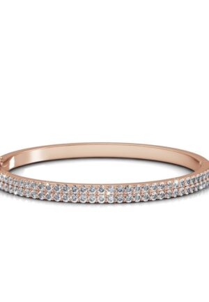 Glamour armbanden - Roségoud en kristal