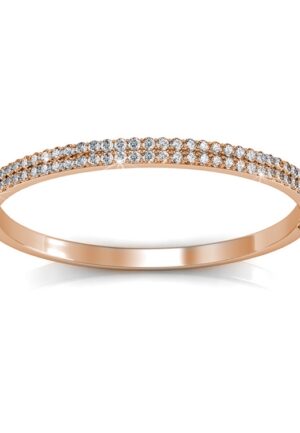 Alternative view of Glamour armbanden - Roségoud en kristal