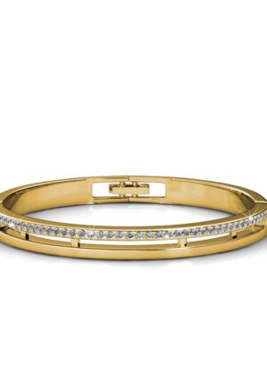 Elegante armbanden - Goud en kristal
