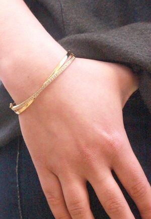 Alternative view of Criss Armbanden - Goud en Kristal