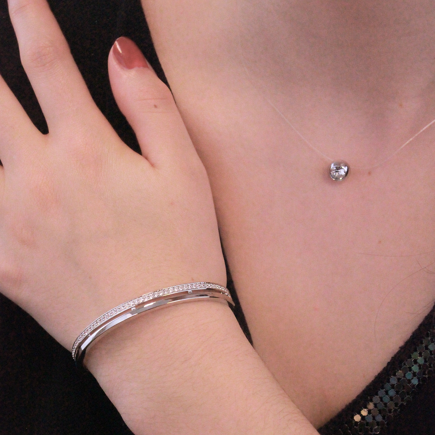 Criss Armbanden - Zilver en Kristal - Afbeelding 2