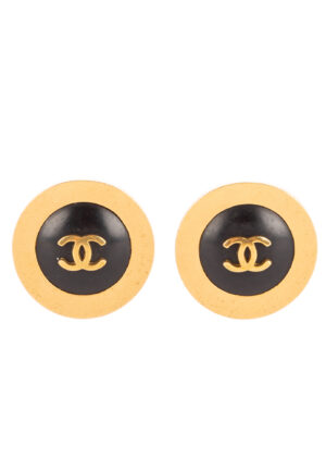 CC Round Clip On Earrings Oorbellen