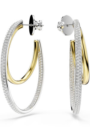Swarovski 'Hyperbola' Vrouwen Basis Metalen Oorbellen - Zilver/Goud 5702400