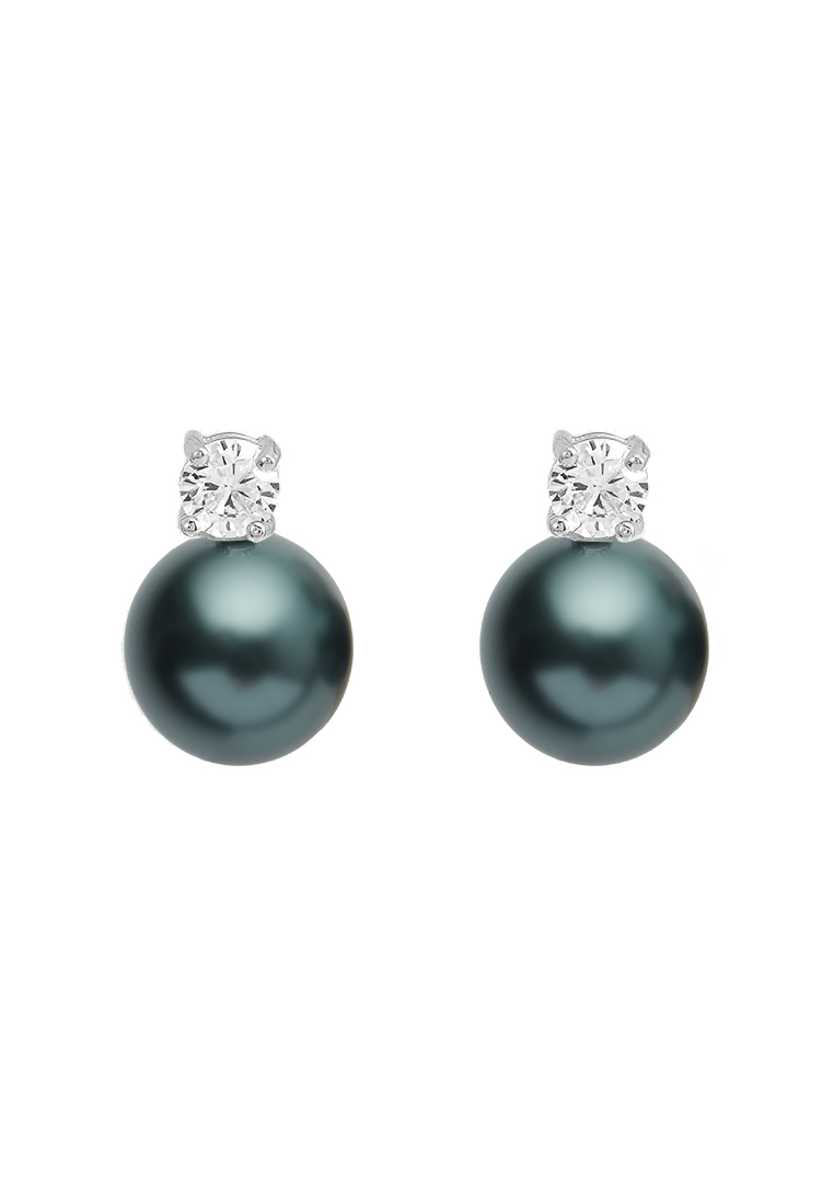 US Polo Assn Jewellery Maisie Rhodium Oorbellen