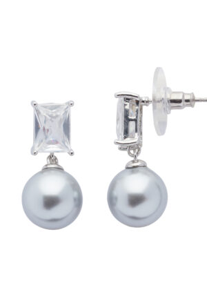 US Polo Assn Jewellery Emily Rhodium Oorbellen