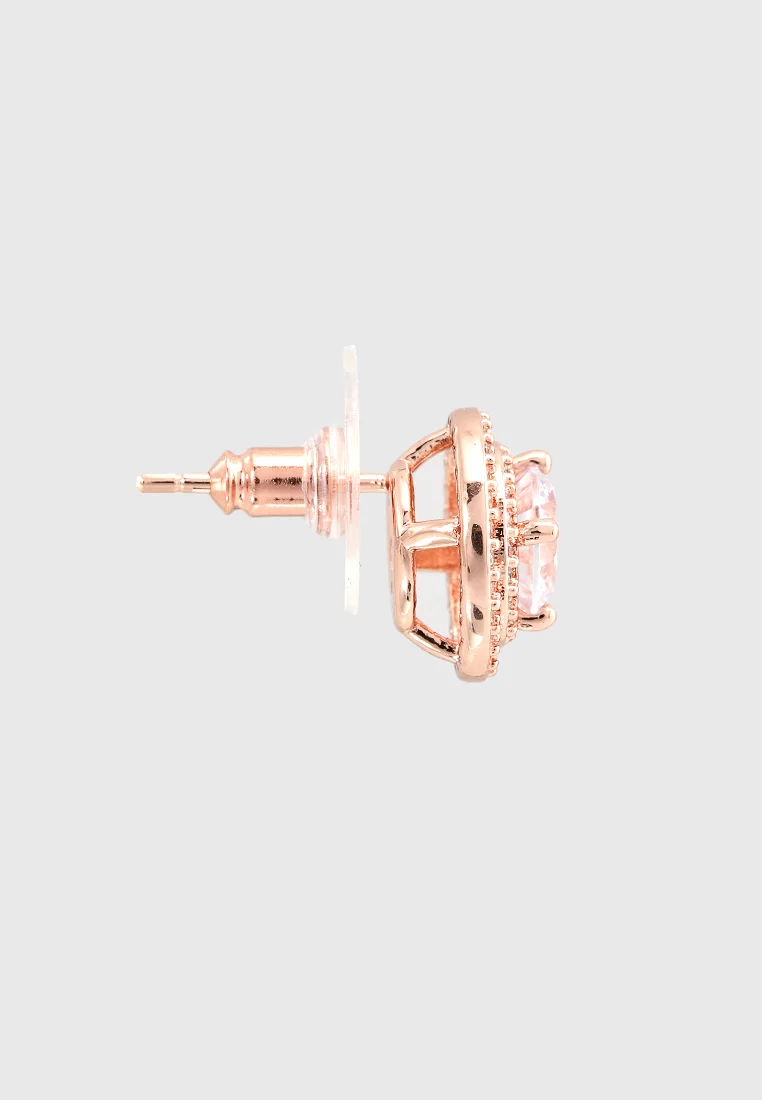 US Polo Assn Jewellery Cristal Rosegouden Oorbellen - Afbeelding 2