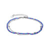 Luxenter Armband met Paars Kristal zilver afwerking - Miwa