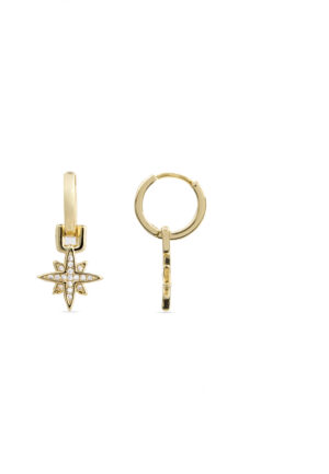 Luxenter 18k geelgoud vergulde briljant zirconia oorbellen - Sionqui