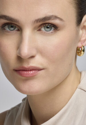 Alternative view of Luxenter Oorbellen met Glimmende Zirkonia 18k goud afwerking - Ricia