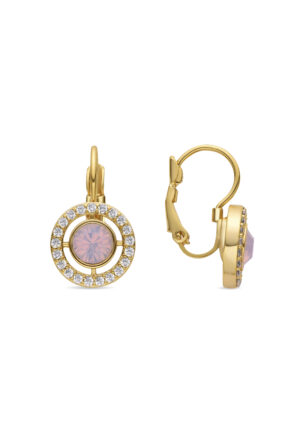 Luxenter Oorbellen met Glimmende Zirkonia 18k goud afwerking - Othal