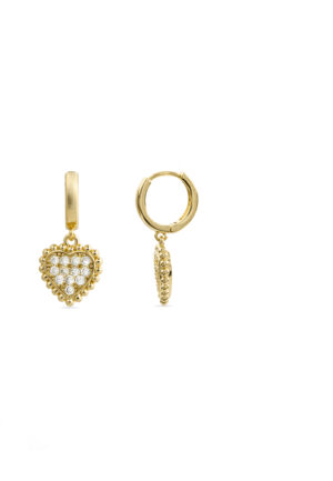 Luxenter 18k geelgoud vergulde briljant zirconia oorbellen - Daton