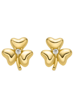 Luxenter Oorbellen met Glimmende Zirkonia 18k goud afwerking - Furne