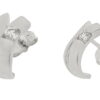 Orphelia Dames 925 Sterling Zilveren Stud Oorbellen - Zilver ZO-5312