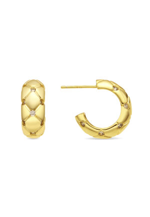 Luxenter oorbellen 18k goud afwerking - Rakhon