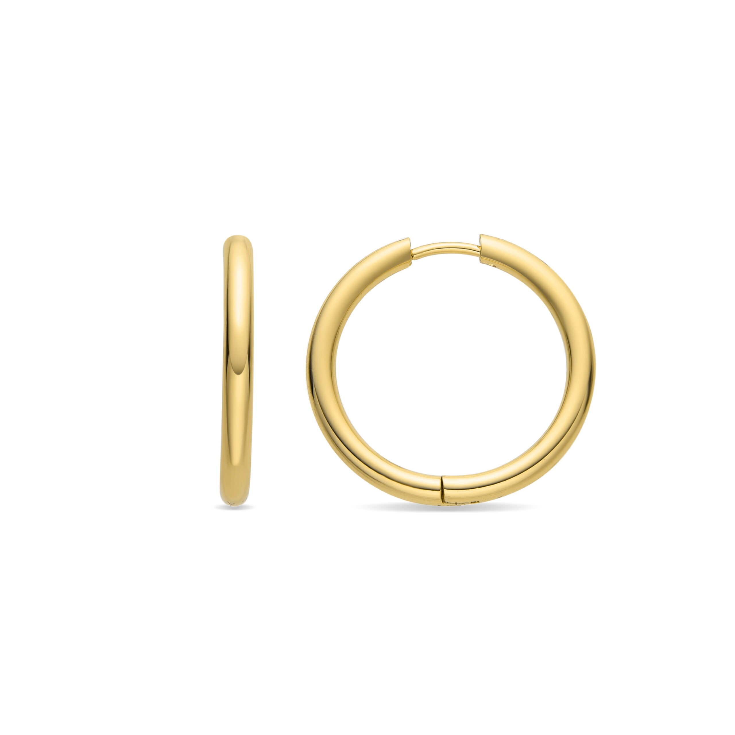 Luxenter oorbellen 18K goud afwerking - Basem