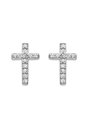 Luxenter 925 Sterling Zilver en Rhodium Plated Briljant Zirkonia Oorbellen - Zudis