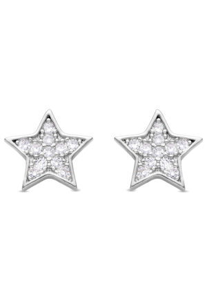 Luxenter Rhodium Plated Briljant Zirkonia Oorbellen - Fayu