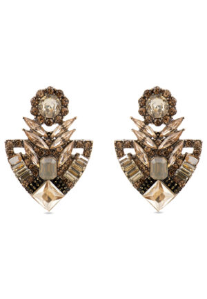 Luxenter Oorbellen met Veelkleurig Kristal 18k goud afwerking - Gothka