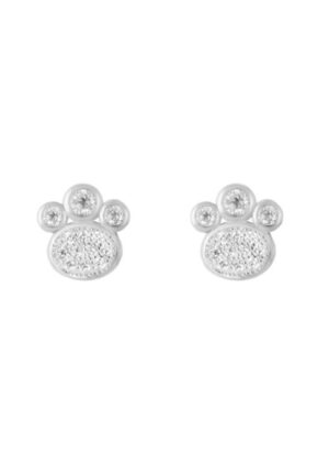 Luxenter Sterling zilveren 925 oorbellen met gerhodineerde briljant zirkonia - Loyalty