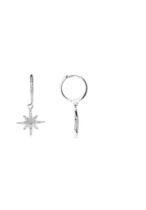Luxenter Sterling zilveren 925 oorbellen met gerhodineerde briljant zirkonia - Lapai