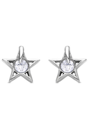 Luxenter Rhodium Plated Briljant Zirkonia Oorbellen - Faria