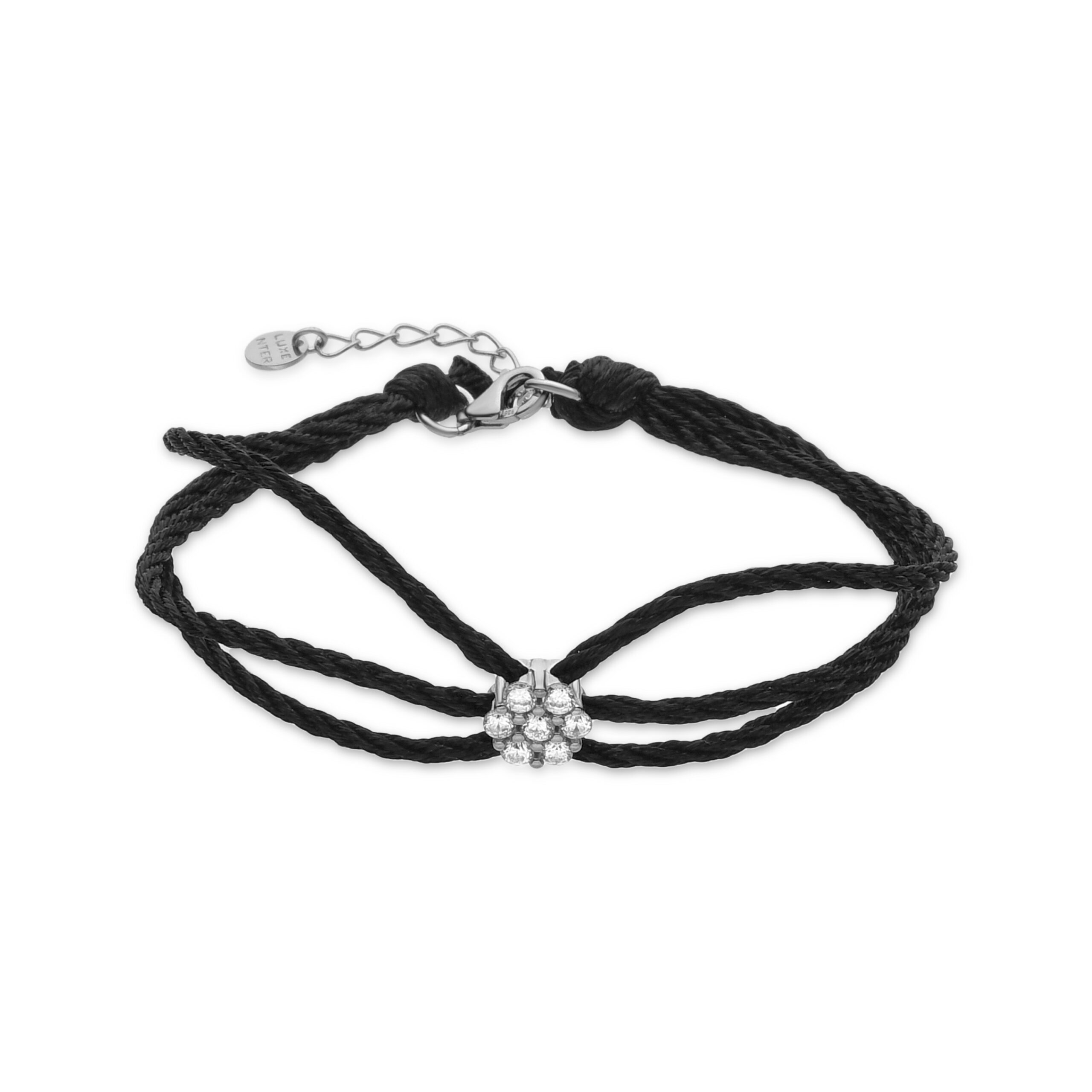 Luxenter 925 Sterling Zilver en Rhodium Plated Briljant Zirkonia Armband - Oris