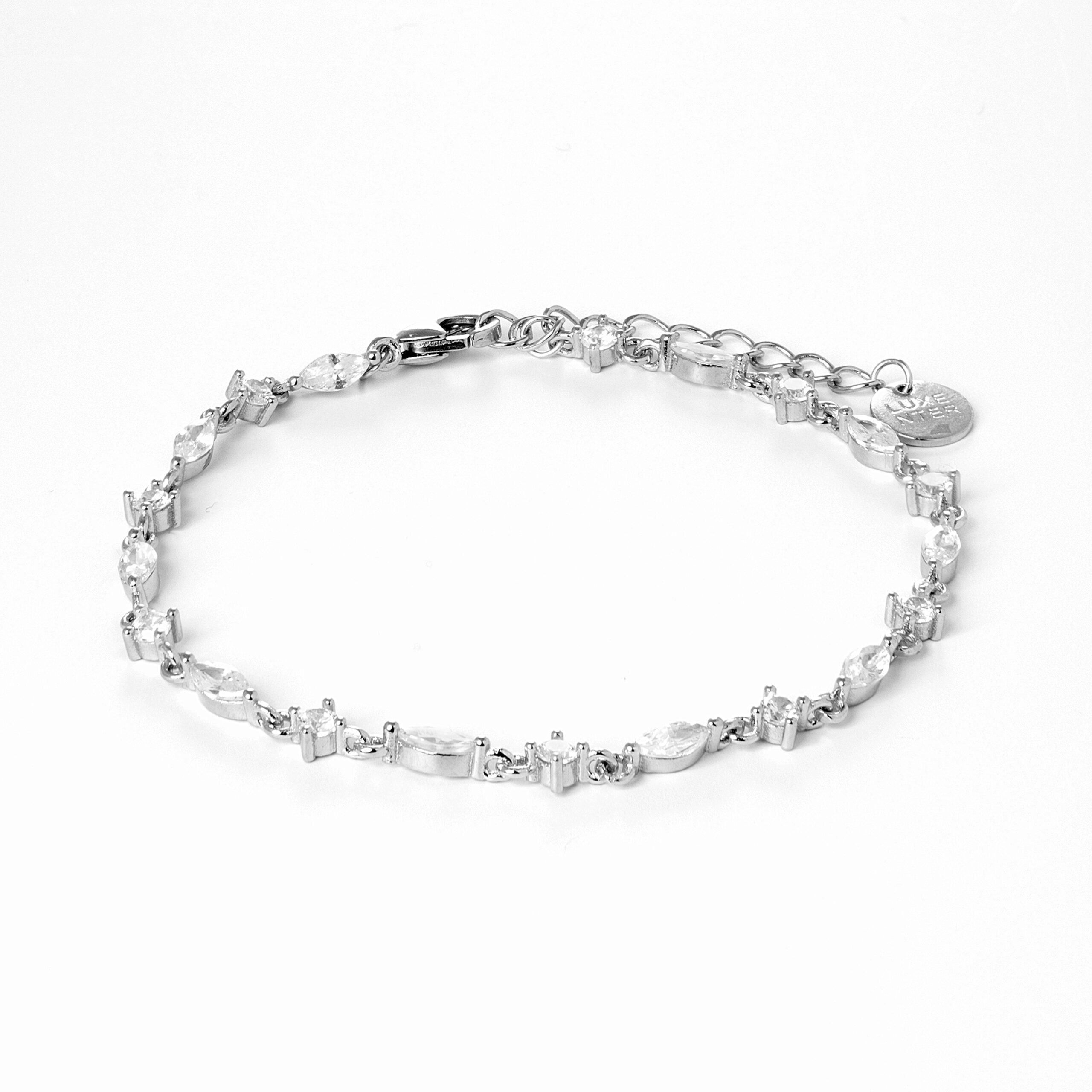 Luxenter 925 Sterling Zilveren Armband met Gerhodineerde Briljant Zirkonia - Ulmax