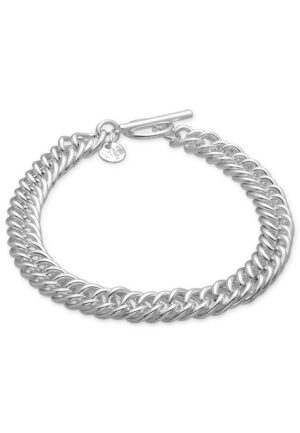 Luxenter armband afgewerkt in rhodium - Delsa