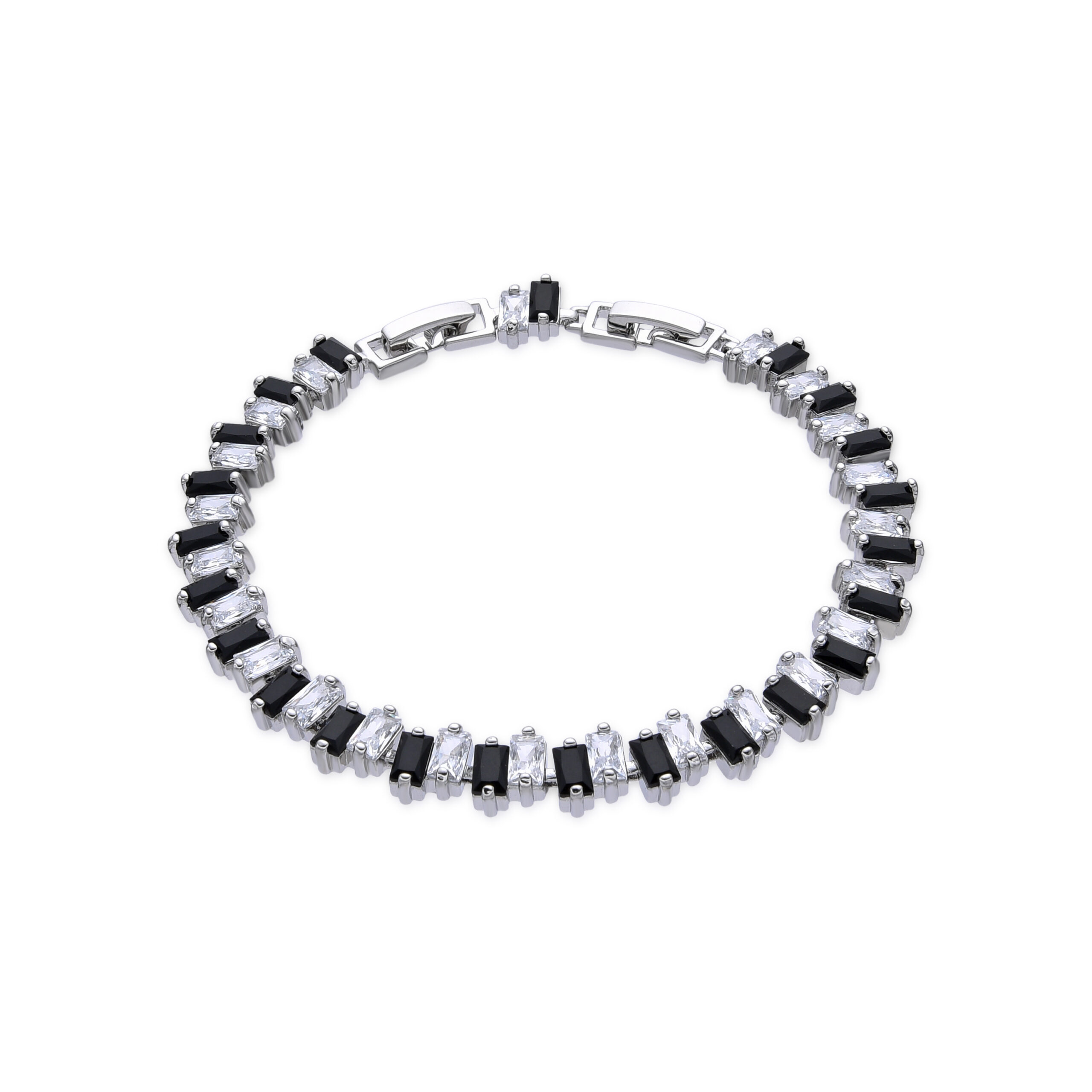 Luxenter Armband met zilveren afwerking en veelkleurige zirkonia - Sifrit