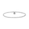 Luxenter Armband van 925 sterling zilver met hematiet, afgewerkt met rhodium - Berhew