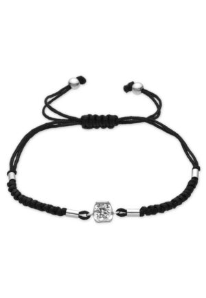 Luxenter Armband van 925 sterling zilver en glanzende zirkonia met rhodiumafwerking - Setentaitres