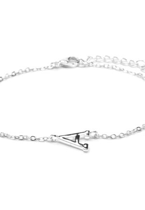 Luxenter Armband met zilveren afwerking - Alphabet
