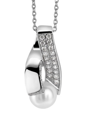 Alternative view of Orphelia Dames 925 Sterling Zilveren Ketting met Hanger - Zilver ZH-4821/1